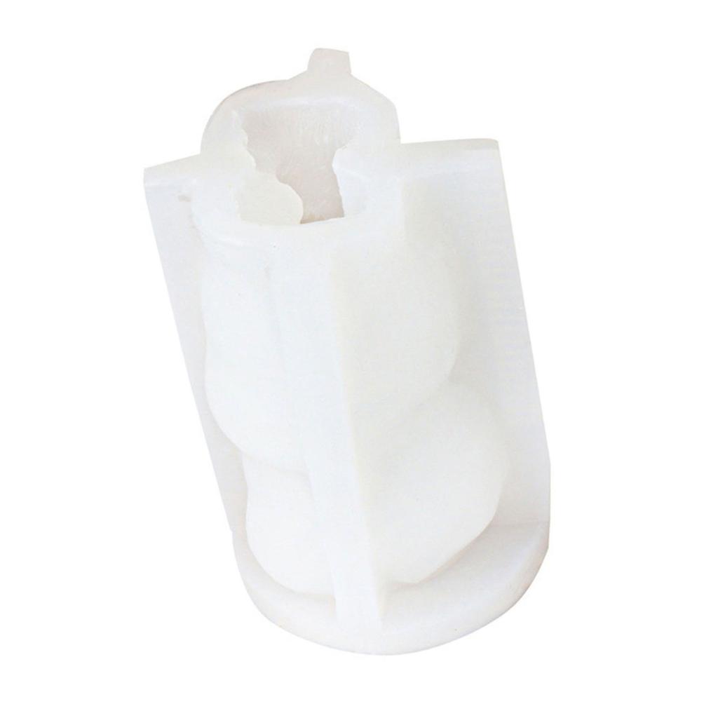 3D Bear Silicone Mould for Creative Candle Making Flexible and Easy To Clean Decoration for Craft and Decorations