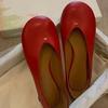 Scarpe Mary Jane da Donna a Punta Rotonda Stile Street Design Moda Slip-on Ballerine a Suola Morbida Primavera Autunno Scarpe da Cerimonia Matrimoniale da Donna