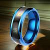 Stainless Steel Color-Changing Men's Ring - Hip-Hop, Trendy, Temperature-Sensitive, Non-Fading Luxury Design