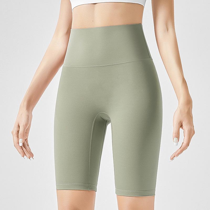 

Lu Style Women s Yoga Shorts - Naked Feel, High Elasticity, Butt-Lifting, No T-Line, Perfect for Running & Pilates Small