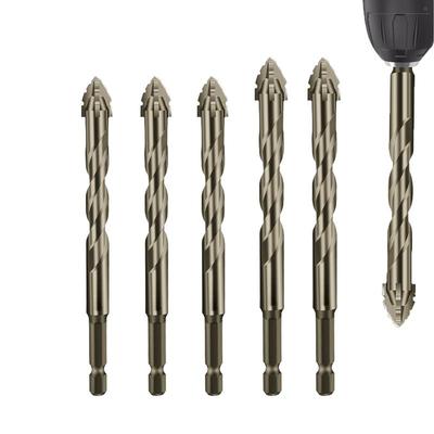 High Strength Eccentric Drill Bits Four-Edge Serrated Drill Bits Versatile High Hardness Twist Drill Bits For Metal