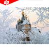5D алмазная мозаика картина зимняя церковь творчество 20*30см 30*40см 40*50см 50*70см
