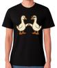 Poing à chair de poule Drôle Graphique d'oie T-shirt Unisexe Mignon Humour Tee
