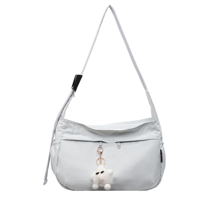 Nylon Cloth Dumpling Bag, the Same for Men and Women, One Shoulder Tote Bag, Large Capacity, Light Sports and Leisure Messenger Bag