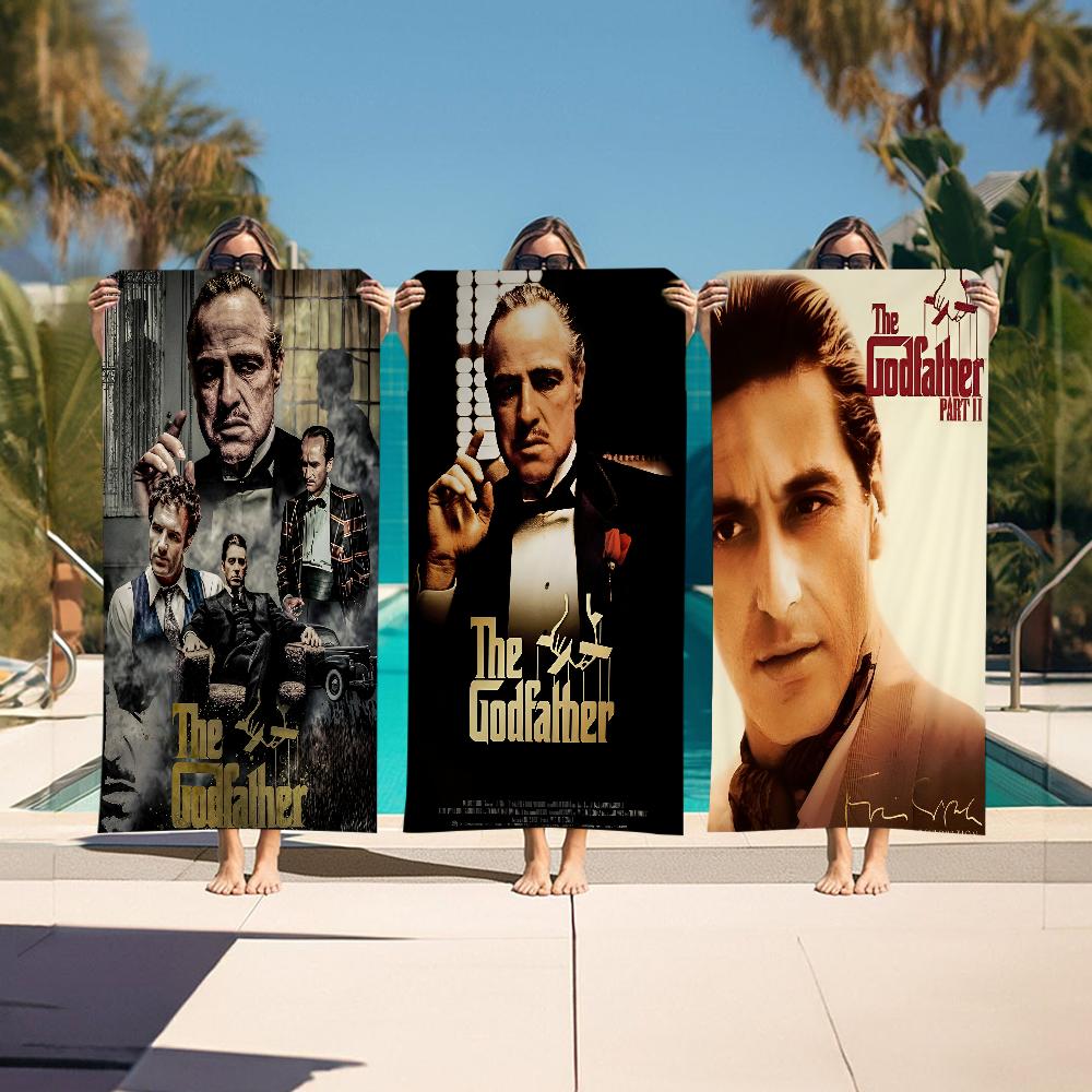The Godfather Big Microfiber Beach Towels Quick Dry Towel Sand Beach Towels Pool Towel for Travel Swim Pool Yoga