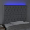 VidaXL LED Headboard Bedroom Furniture Single Bed Accessory Headboard Bed Frame Interior Light Grey 3122750