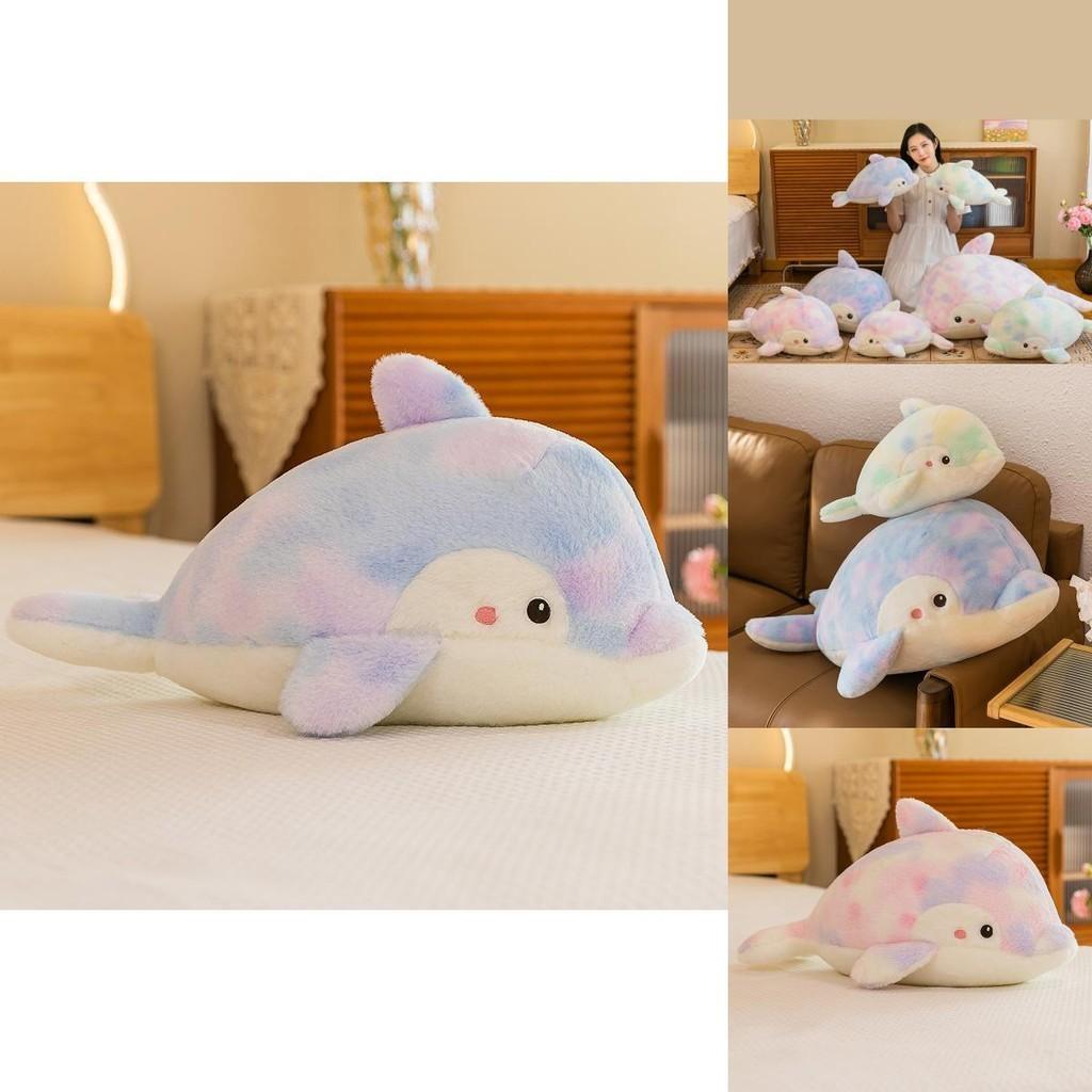 Camouflage Dolphin Plush Toy Stuffed Animal Pillow Gift For Kids, 80cm