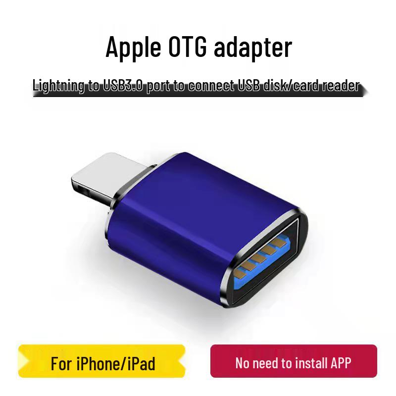 Apple iPhone Lightning to USB 3.0 OTG Adapter & Card Reader