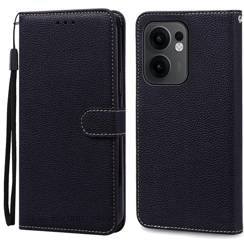 Reno 13F Case For Oppo Reno 13F Case Leather Flip Wallet Cover For Oppo Reno 13F 5G Case Soft Book Cover Coque Fundas Shell