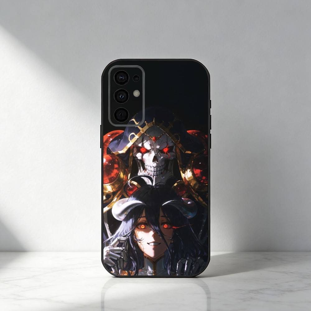 Anime O-Overlord  Phone Case For Samsung S25,S24,S21,S22,S23,S30,Ultra,S20,Plus,Fe,Note,5G Black Cover