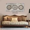 1pcs Retro Relief Mandala Decorative Painting Modern Minimalist Living Room Entrance Background Wall Hanging Painting Nordic Sty