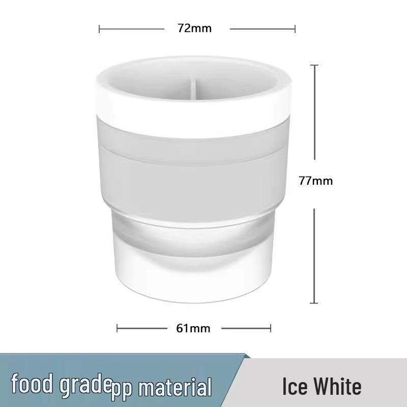 Velký silikonový výrobník ledových koulí na whisky