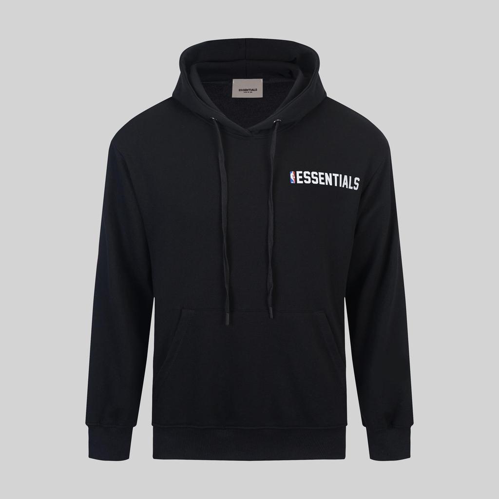 FOG Essentials Unisex Long Sleeve Printed Hoodie - 350g Cotton Fabric