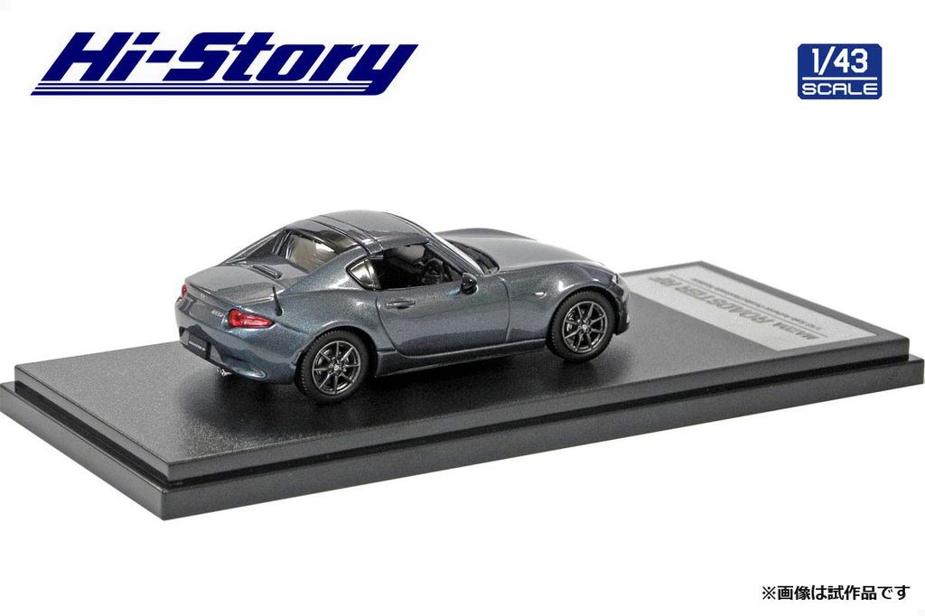 Inter Allied Hi Story Scale Mazda Roadster RF RS Polymetal Gray Metallic Finished Model HS255PG 1/43 (2020)