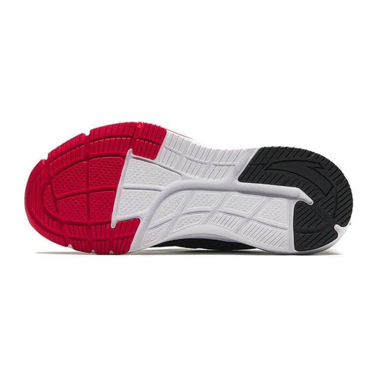 Anta Comfortable Versatile Lightweight Anti-Kick Low-Top Kids Running Shoes Kids sneaker Black Red 312415531-2