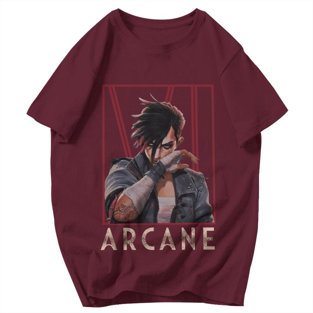 Herr T-shirt Arcane Säsong 2 Vi Gåvor Y2K Grafiska T-shirts Unisex Kläder T-shirts