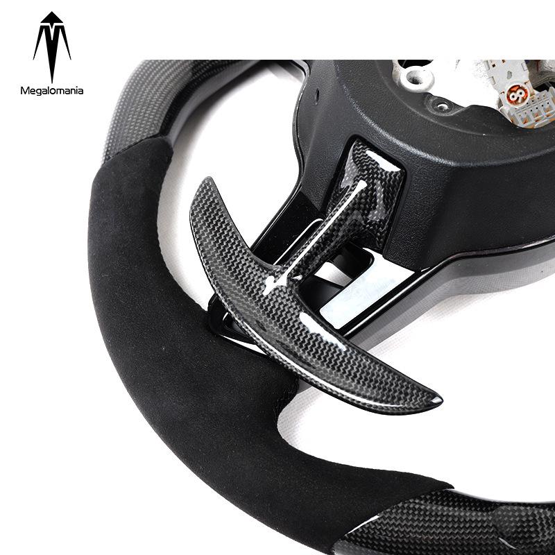 Carbon Fiber Shift Paddles for Porsche Panamera, Macan, 911, Boxster, and Cayman