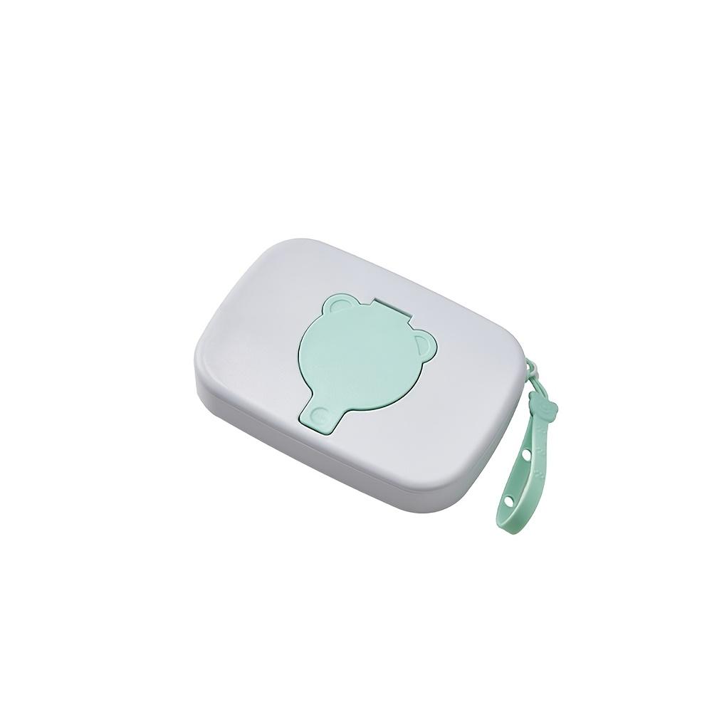 

Portable Wipes Holder Shaped, an Travel Case for Wet Tissues Designed for Cleaning Hands And Mouths, Featuring a Secure Lid зелёный