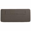 Upholstered Headboard with Brown and Taupe Headboard 180 cm