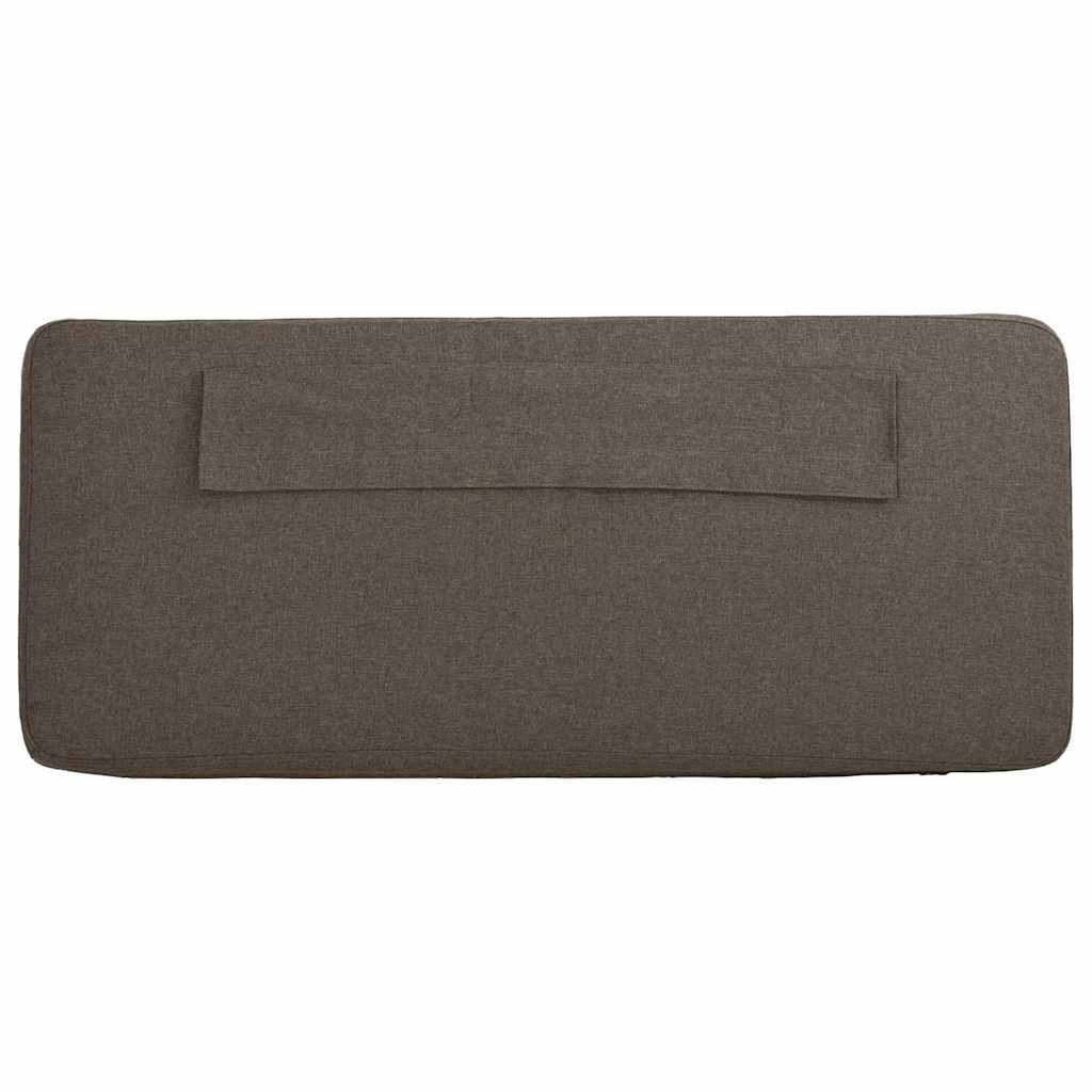 Upholstered Headboard with Brown and Taupe Headboard 180 cm