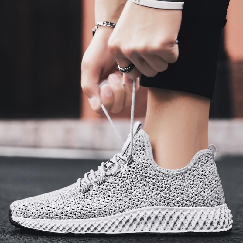 Summer Mesh New Men 'S Sports Shoes Outdoor Lightweight Sports Casual Men 'S Shoes Breathable Shock Absorption All -Match Shoes