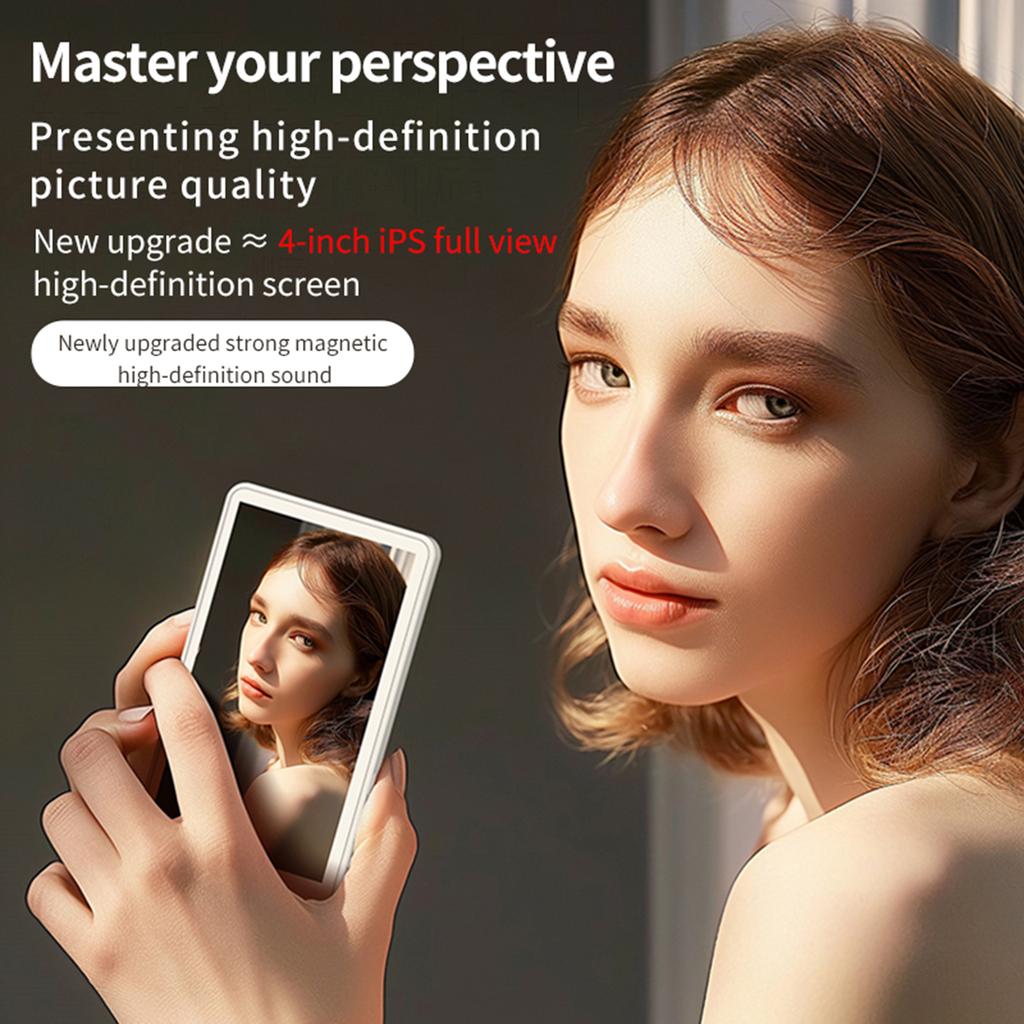 Magnetic Phone Vlog Selfie Monitor Screen Back Camera Monitor for Selfie Vlog Live Stream for Android iPhone
