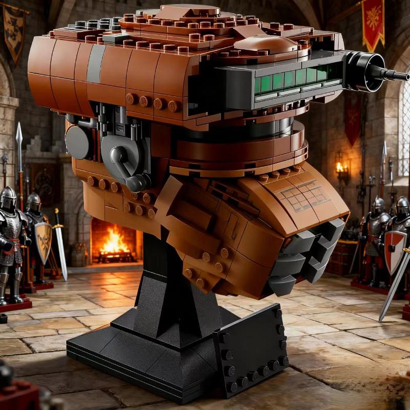 

670 шт. ПОДХОДЯТ 75351 Бюст шлема Буша Строительные блоки Модель Звездной битвы Сборные кирпичи Игрушки Ребенок Взрослый Подарки на день рождения Рождество NO Original BOX