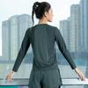 Women's Quick-Dry Long Sleeve Yoga Top - Fashionable, High-End Fit for Running & Fitness