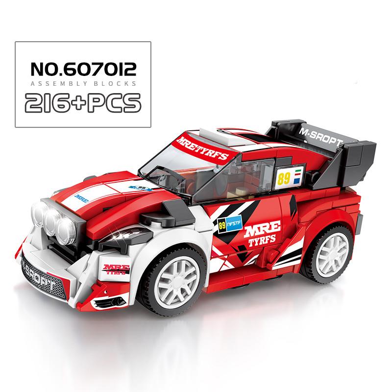 Speed City Racing Car Sports Model Building Blocks Bricks Classic Rally Sports Super Racers Great Vehicles Christmas gift Toys