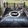 Custom Text Printed Rug Brighton & Hove Albion Football Non Slip Floor Carpet For Home Room Decor
