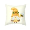 Office Living Room Home Pillowcase Car Ornaments Cartoon Bee Print Pillowcase