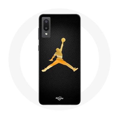 Coque Pour Samsung Galaxy A02 Air Michael Jordan Logo Jaune