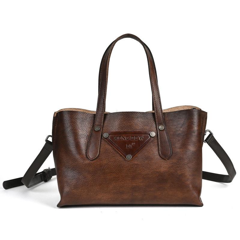 

Женские модные сумки из натуральной кожи, винтажные дизайнерские сумки на ремне, женская сумка через плечо 27cm*12cm*19cm кофейный