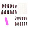 24 Nail Art Roses Skull Diablo Gothic Halloween Ballet Wear Nail Wholesale