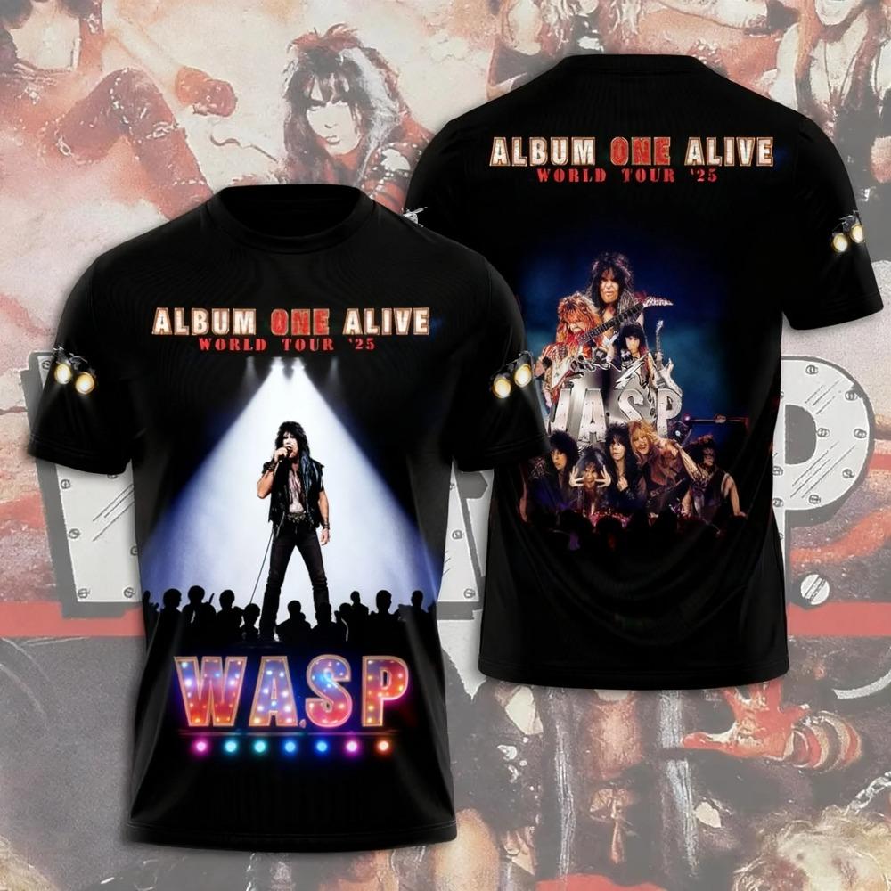Hot Anime W.A.S.P Jersey Cosplay T-shirts 3D Print Kid Cartoon Tee Summer Men Women Harajuku Short Sleeve Y2k Tops