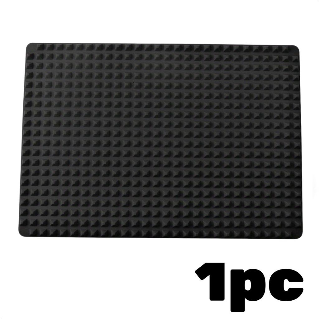 Non-Stick Silicone Baking Mat 16*11in Pyramid Cooking Mat BPA Free Pan For Baking Microwave Oven Easy Cleanup Roast Chicken Mat
