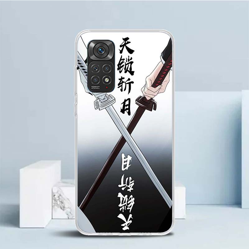 

Японское аниме Bleach Мягкий чехол для телефона Xiaomi Redmi Note 15 14 13 12 Pro Plus 14S 11S 11T 11E 10S 10 4G Чехол с рисунком R Redmi Note 14 4G