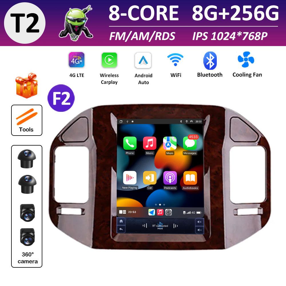 For Mitsubishi Pajero 3 V60 V68 V73 1999 2000 2001 2002 - 2006 DSP Stereo Android Intelligent System Navigation GPS IPS Screen