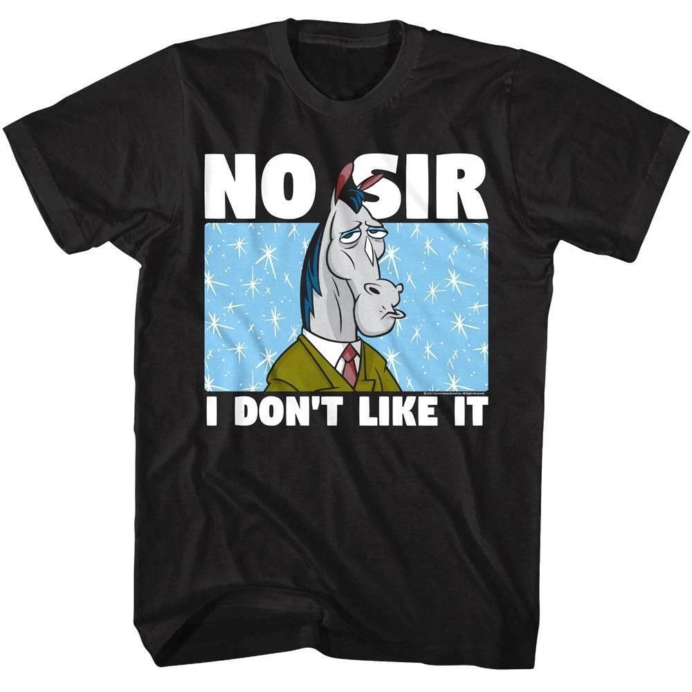 Ren and Stimpy No Sir Mr Horse Men s T Shirt 2XL