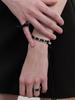 Love Me Monster Sheer Ribbon Chain Bracelet (L241Mbc040)