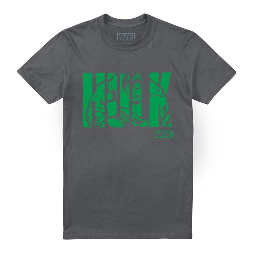 Hulk Unisex Adult Text T-Shirt