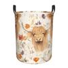 Highland Cows On The Farm Laundry Hamper Large Clothes Storage Basket Toys Bin Organizer for Kids