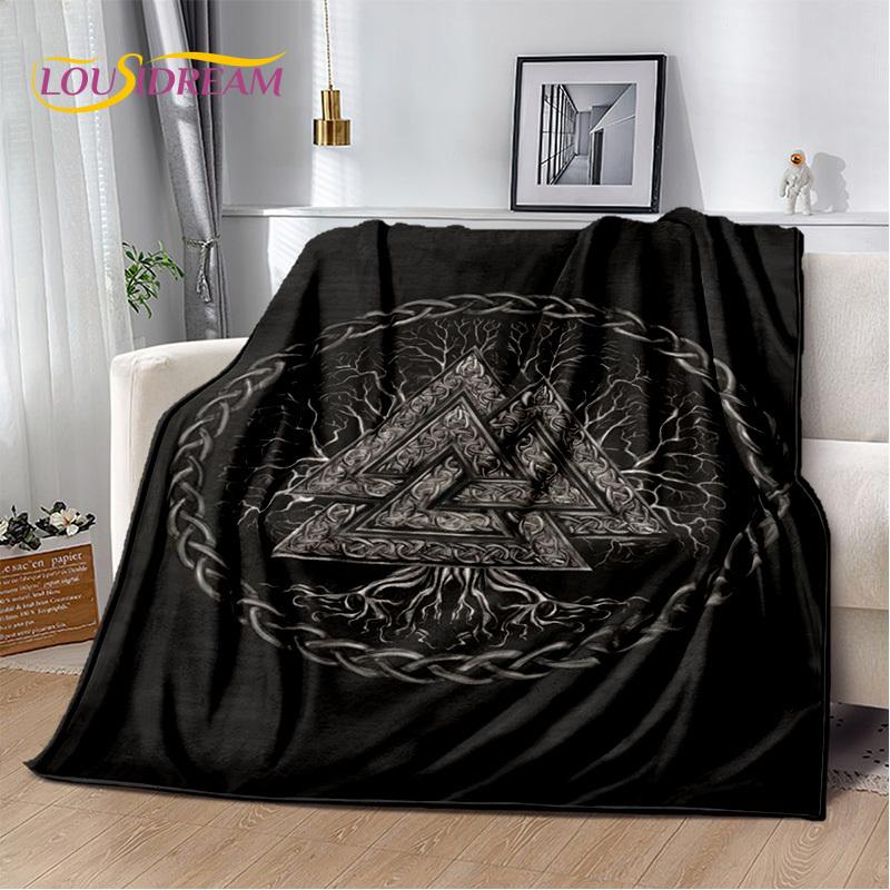 Nature Tree of Life Nordic Mythology Yggdrasil Soft Throw Blanket for Home Bedroom Bed Sofa Picnic Travel Office Gift Cover Kids