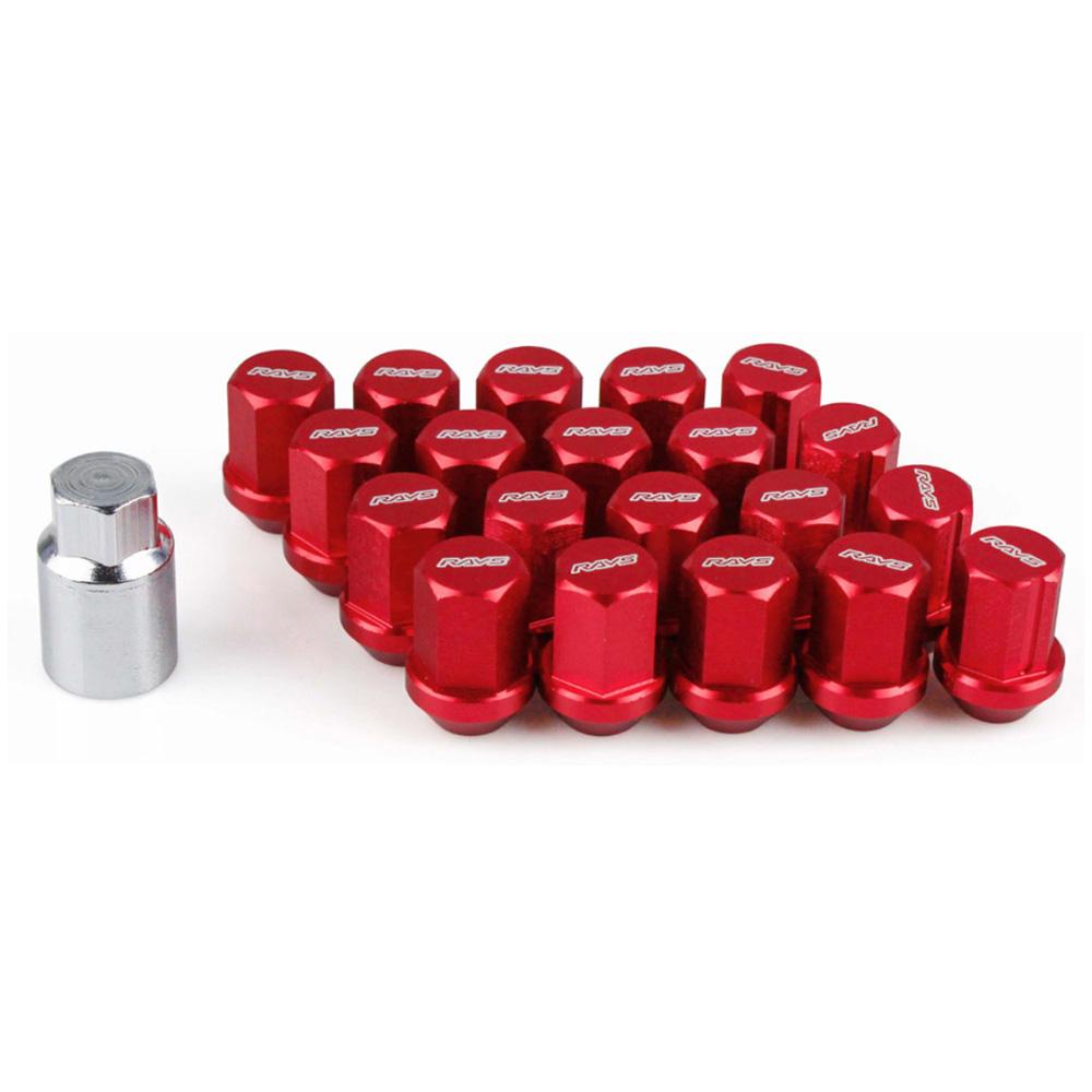 Rays Performace Alloy Aluminum Wheel Lock Nuts Racing Lug Nuts Length 35MM