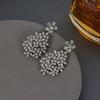 Minimalist Geometric Metal Stud Earrings Women Elegant Gold Tone Lightweight Daily Wear
