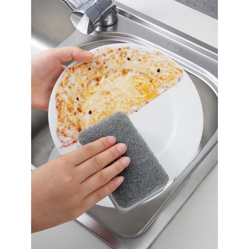 1PCS Double Sided Dish Sponge, Heavy Duty Kitchen Cleaning Sponges, High Density Thick Scrubber for Dishes, Pots and Pans