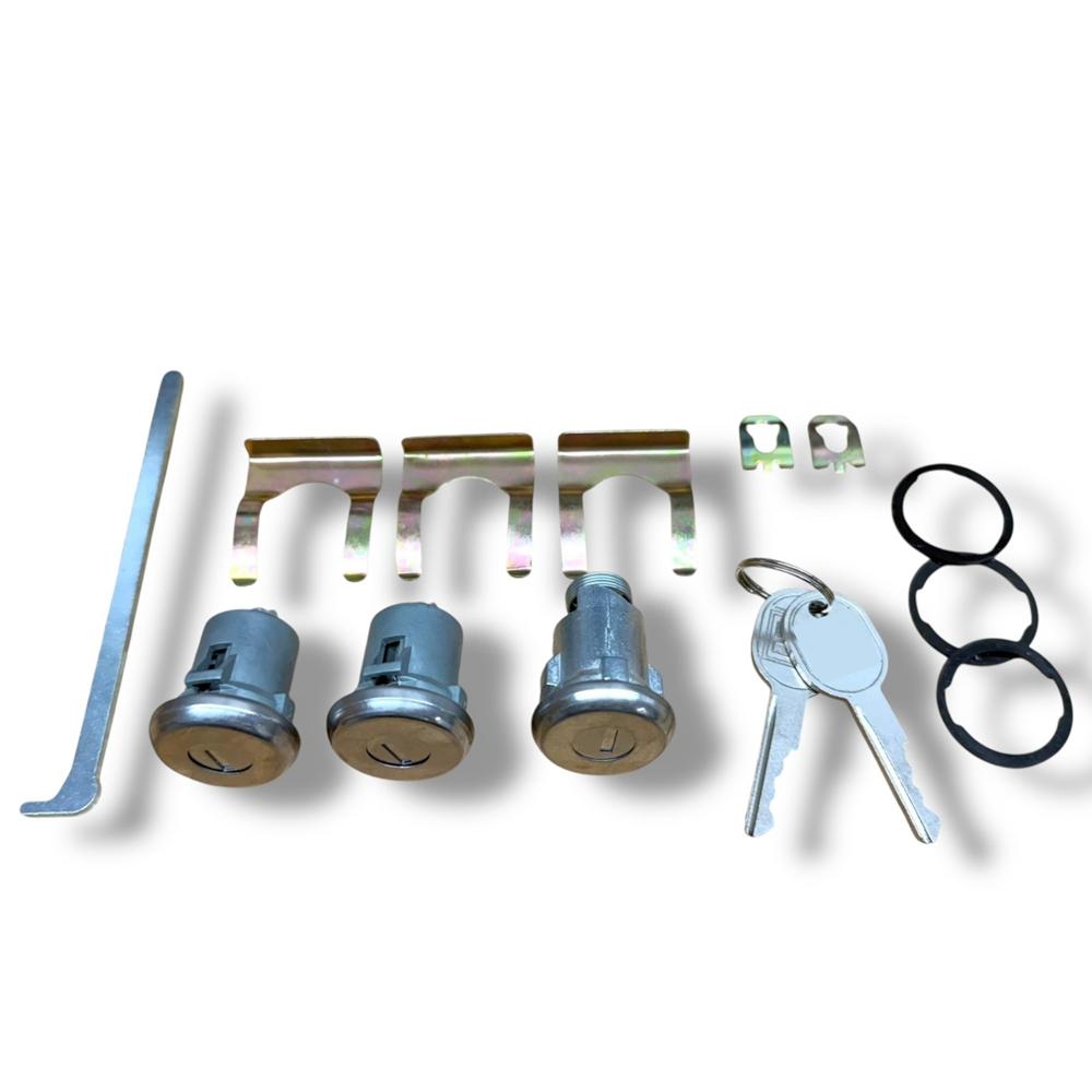 For 1956 & Up GM Door & Trunk Lock Cylinder Set Keyed Alike New 12502669