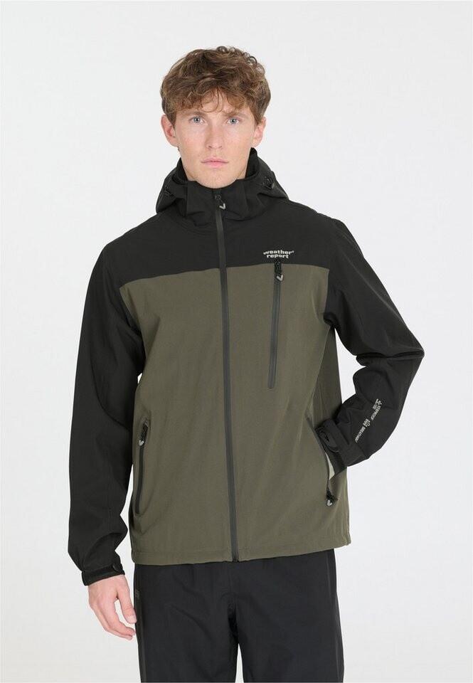 Куртка Weather Report rain jacket DELTON W-PRO15000 черно-зеленая XXL