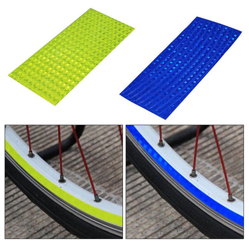 Fahrrad reflektor Fluoreszierende MTB Fahrrad Aufkleber Radfahren Felge H8A5 Fahrrad reflektor Fluoreszierende MTB Fahrrad Aufkleber Radfahren Felge H8A5