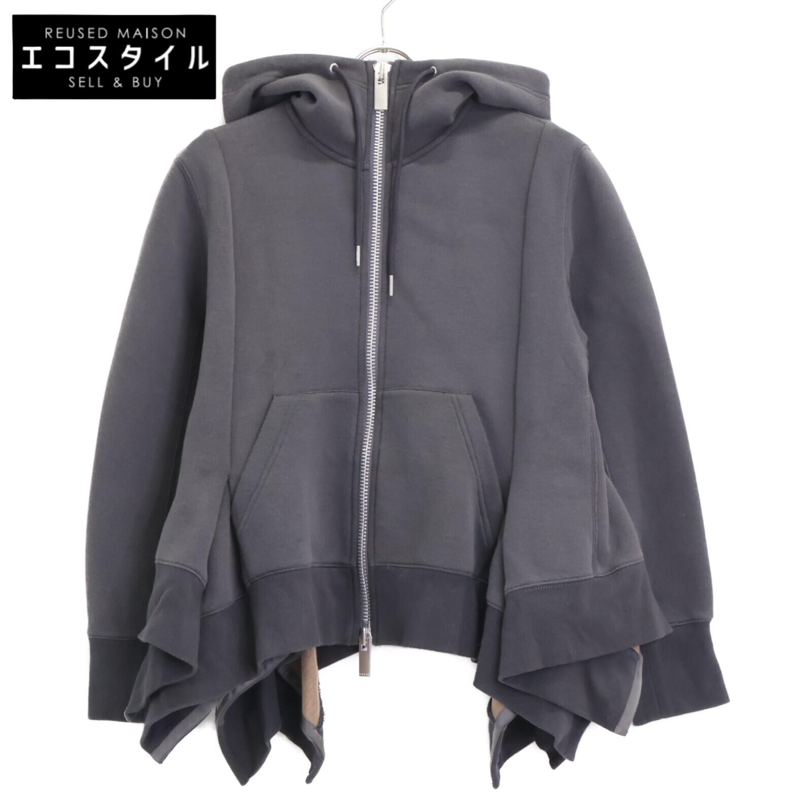 

sacai 24-07163 Sponge Sweat Parka tops 38 grayUsed